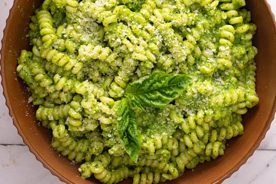 Fusilli al pesto