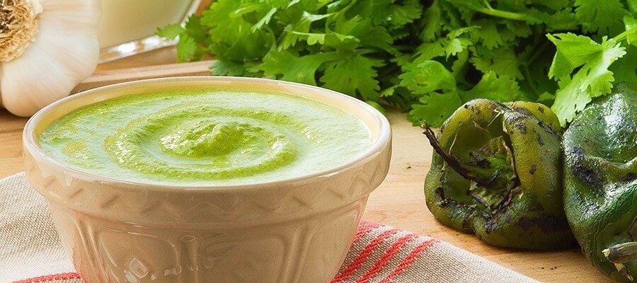 Salsa cremosa verde