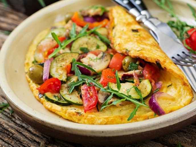Omelet de verduras